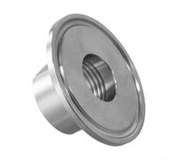 Adaptateur à trois colliers de serrage de 3,8 cm 50,5 mm vers femelle NPT, raccord sanitaire 304 pour brassage alimentaire, laiterie, vin
