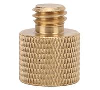 Adaptateur à Vis en Laiton Durable pour Trépieds, Microphones, Caméras-réducteur de Filetage Mâle 3/8 Pouces vers Femelle 1/4 Pouces