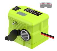 Adaptateur abaisseur pour batterie Ryobi, convertisseur régulateur de tension de 18 V à 12 V de 18 V à 5 V-13 V, avec fil 16 AWG, borne de connexion, prise allume-cigare