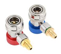 Adaptateur AC R134A, adaptateur de coupleur rapide réglable, adaptateur R134A réglable de conception sûre R-134A pour l'industrie des raccords de tuyau de fluor de voiture