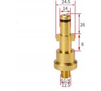 Adaptateur / accessoire pour le montage du rabot GZ 1/4 sur Nilfisk / Stihl / Husqvarna / Gerni / Greenworks