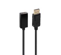 Adaptateur Accsup DisplayPort vers HDMI 15 cm Noir