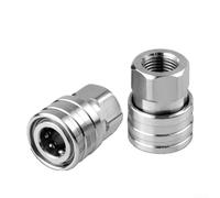 Adaptateur Acier G1/4 pour m14 Laveuse Haute Pression Adaptateur(12.5mm) | Acier inoxydable , résistant rouille, connexion rapide outil, pour buses haute pression