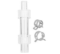 Adaptateur acrylique de tuyau d'eau d'aquarium, tuyau de tuyau d'aquarium 12/16 à 16/22 connecteur de tuyau de filtre Convertisseur adaptateur de tube Convertir DN10 à DN15 Accessoires d'aquarium
