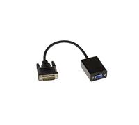 Adaptateur ACTIF DVI MALE (DVI-D 24+1) vers VGA FEMELLE (SUB 15).