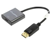 Adaptateur AD-0009-BK connecteur Displayport, prise HDMI 0,1 m noir ABS LANBERG