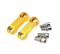 Adaptateur Adaptateurs D'extension De Rétroviseur Moto Riser En Aluminium Fournitures Guidon Rétroviseurs Base Vue Arrière(Color1)
