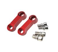 Adaptateur Adaptateurs D'extension De Rétroviseur Moto Riser En Aluminium Fournitures Guidon Rétroviseurs Base Vue Arrière(Color4)