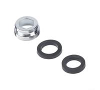 Adaptateur aérateur de robinet de lavabo convertit 14/16/18/20/22/24/26/28 mm vers sortie de 22 mm, finition chromée (20-22 mâles)