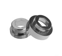 Adaptateur aérateur en laiton avec filetage extérieur pour robinets de cuisine standard pour une utilisation durable de l'eau (filetage intérieur 16 mm-22 mm)