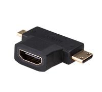 Adaptateur Akyga AK-AD-23 HDMI/F - miniHDMI/M - microHDMI/M