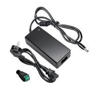 Adaptateur Alimentation 24V 6A, 144W Adaptateur Secteur Alimentation 100-240 V CA à 24V 6A CC Avec Connecteur Terminal LED et Prise de Sortie DC 5,5 x 2,5mm pour Bandeaux LED, Caméras de Surveillance