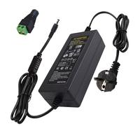 Adaptateur Alimentation AC 100-240V à 5V 10A Transformateur 50W Adaptateur Secteur Convertisseur avec 5.5 x 2.5mm Prise de Sortie DC pour LED Bande, Caméra de Surveillance, LCD Monitors, DVD, TVs