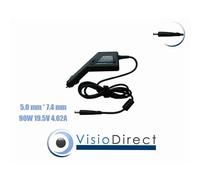 Adaptateur Alimentation Chargeur voiture auto sur prise allume cigare pour ordinateur portable DELL Latitude D800 Visiodirect