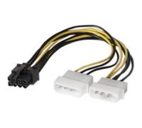Adaptateur alimentation - GENERIQUE - 4 broches ATX vers 8 broches PCI-Express - pour cartes vidéo Nvidia/ATI