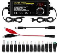 Adaptateur Alimentation Réglable 3A 72W Alimentation Universelle 3V-24V Ac/Dc Adaptateur Secteur Universel Avec Indicateur De Tension 14 Connecteurs Pour Appareils Electroniques Domestiques[Z3487]
