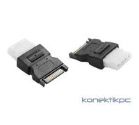 Adaptateur alimentation SATA vers Molex femelle