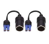 Adaptateur Allume-cigare 2 Pièces, Prise Allume-cigare EC5, Convertisseur Femelle de Voiture pour Booster de Batterie de Voiture 12 V