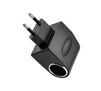 Adaptateur allume-cigare 220 V vers 12 V 2 A 24 W avec adaptateur USB | Convertisseur de tension AC vers DC avec prise européenne | Convertisseur de tension Adaptateur secteur prise chargeur