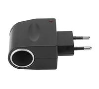 Adaptateur Allume-Cigare de Voiture, AC vers DC 240V vers 12V 1.5A Adaptateur d'alimentation de Voiture Convertisseur d'alimentation de Voiture Adaptateur Onduleur