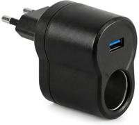 Adaptateur Allume Cigare Prise Secteur 220V vers 12V avec USB Universel | Transformateur 220V 12V Allume Cigare, Convertisseur 220V 12V pour Smartphone,GPS,Enregistreur,Lecteurs MP3,Caméra