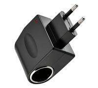 Adaptateur Allume Cigare Secteur 220V vers 12V 500mA | Convertisseur Prise Courant Murale pour Voiture, Convertisseur CA à CC 6W pour Appareils Auto