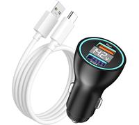 Adaptateur Allume Cigare Usb,Chargeur Allume-Cigare Supervooc 80W Avec 8A Câble Usb Vers Usb C Pour Oneplus Nord Ce5 Nord 5 Pad/Oppo Find X9 X8 Find N3 N5 Reno14 Pro 5G A6/Realme 15 14T C75X P3 Ultr