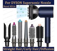 Adaptateur amélioré pour sèche-cheveux, buse de bouclage automatique pour Dyson Supersonic HD16 Nural, accessoires pour sèche-cheveux, buse de peigne cylindrique New 38MM Comb-Rose