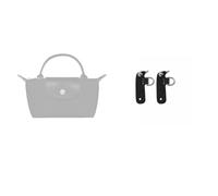 Adaptateur amélioré, Sangle de Remplacement pour Portefeuille Compatible avec Le Mini Sac Longchamp, Longueur réglable(Black Button)