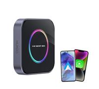 HUXGO® Adaptateur Android Auto sans Fil & CarPlay Wireless 3 en 1 | aawireless avec Youtube Netflix, AI Smart Box Voice Dongle | Car Play Voiture, intégré 8Go / 128Go