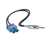 Adaptateur Antenne 2xFakra vers Din compatible avec Audi Fiat Mercedes Peugeot S