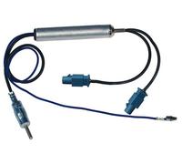 Adaptateur Antenne 2xfakram /Din M Amplifie - Audi / Vw / Opel / Seat - Booster - Ant631d