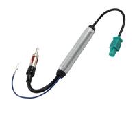 Adaptateur Antenne Autoradio Fakra vers Din avec Amplificateur - Câble 18cm pour FM Stéréo