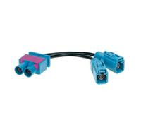 Adaptateur Antenne 2X Fakra M 2X Fakra Z F compatible avec Audi Seat Skoda VW ap
