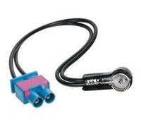 ACV Adaptateur antenne 2x FAKRA (m) vers ISO (m) – compatible Audi Seat VW ap08