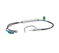ACV Adaptateur antenne FAKRA (m) vers ISO (f) avec amplificateur d'antenne phantom vers DIN
