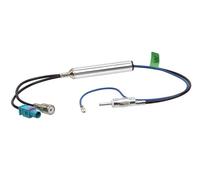 Adaptateur Antenne amplifie double 1 Fakra et 1 ISO Audi vers 1 DIN