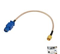 Adaptateur Antenne GPS, Fakra C vers SMA Mâle 15 cm, Câble Coaxial Véhicule Haute Performance, Connecteur Antenne Autoradio GPS Navigation, Compatible Radio Satellite 4G LTE Bluetooth Module sans Fil