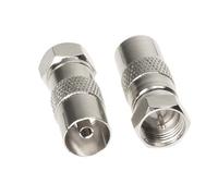 Adaptateur antenne prise-F -> connecteur Coax
