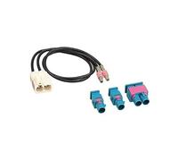Adaptateur antenne set double FAKRA (f)> 1x double / 2x simple