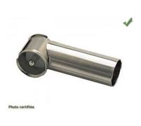 Adaptateur Antenne - SPA4 - DIN Femelle ISO Male - Coude - Gris - Autres