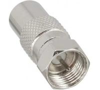 Adaptateur antenne TV/Sat - coaxial 9,5mm Mâle / Fiche F Mâle