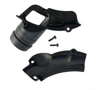 Adaptateur anti-poussière pour Dewalt - Pièce de rechange pour scies circulaires modèles N168420 N108974 - Compatible avec DCS570 DCS575 DCS576 DWE575 - Boîtier avant et arrière en plastique