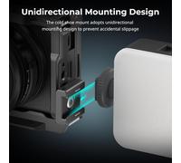 Adaptateur Anti-Torsion Pour Montage Sur Chaussure Froide (4Pcs) Avec Vis 1/4""-20,Pour Flash,Lumière Led,Moniteur, Microphone,Avec Goupilles Anti-Torsion,Compatible Avec La Cage -5033[Z5040]