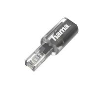 Hama téléphone (analogique) Adaptateur noir (transparent)