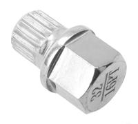 Adaptateur antivol de jante 12 pans mat pour serrure de jante de surface | Acier au chrome vanadium - Longueur : 100 mm - Pour bougies d'allumage BMW - Construction robuste - Convient pour l'atelier