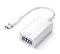 Adaptateur Apple USB-C vers USB pour iPhone 17/16/15, câble certifié MFi de Type C vers USB OTG Compatible avec MacBook Pro Air, iPad Pro/Air, iMac, Surface, Galaxy S25 S24 et Plus Encore