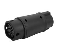 Adaptateur Aramox EV, Adaptateur de de Véhicule électrique de Type 1 à Type 2 Connecteur EV 16-32A 220-250V pour Véhicules Standard Américains vers Européens
