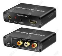 Adaptateur ARC vers Audio - TD® - Noir - Retour audio HDMI - Portable - Universel