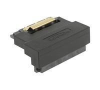 Delock - Adaptateur ATA - Serial ATA 150/300/600 - combo SATA (P) pour combo SATA (R) incliné - noir